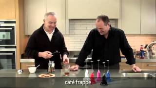 How to make a frappé coffee using an aerolatte milk frother [upl. by Fleeta]