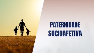 Paternidade socioafetiva [upl. by Euridice]