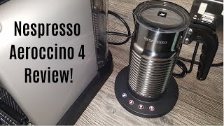 Nespresso Aeroccino 4 Milk Frother Review  Worth upgrading from the Aeroccino 3 [upl. by Niwle]