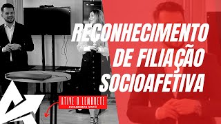 DIREITO DE FAMÍLIA Reconhecimento de filiação socioafetiva [upl. by Doss]