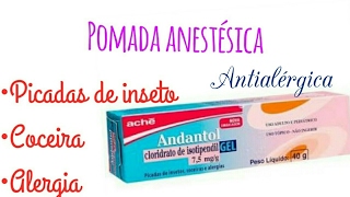 Resenha PomadaAndantol Gel [upl. by Aleciram]